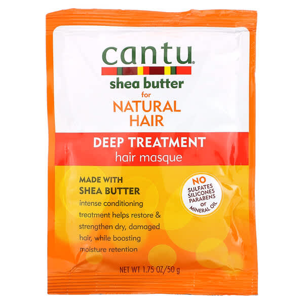 Cantu, Shea Butter for Natural Hair, Deep Treatment Hair Masque, 1.75 oz (50 g)