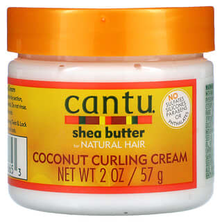 Cantu, Manteiga de Karité para Cabelos Naturais, Creme de Coco para Cachos, 57 g (2 oz)
