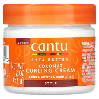 Cantu, Масло ши для натуральных волос, кокосовый крем для завивки, 57 г (2 унции)