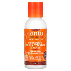 Cantu, Shea Butter Moisturizing Curl Activator Cream,  For Natural Curls, Coils & Waves, 3 fl oz (89 ml)