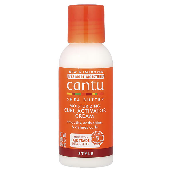 Cantu, シアバター、モイスチャライジング カール アクティベーター クリーム、89ml（3液量オンス）