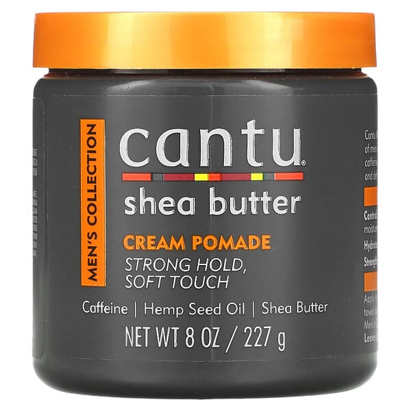 Cantu‏, קולקציית גברים, פומדאה קרם חמאת שיאה, 227 גרם (8 אונקיות)