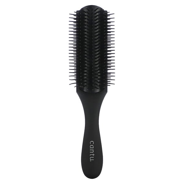 Cantu, デタングル、スターディ ウォッシュ デイ ブラシ、ブラック、1個