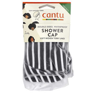 Cantu, Soft-Woven Terry Lined Shower Cap, One Size Fits Most, 1 Cap