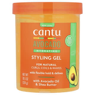 Cantu, Avocado Hydrating Styling Gel, 18.5 oz (524 g)