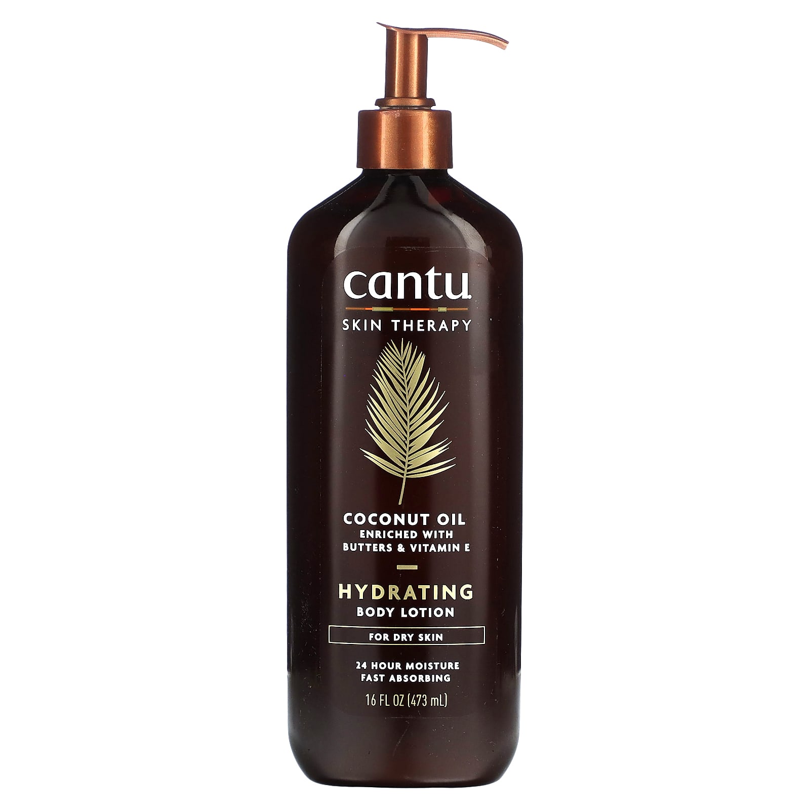 Cantu, Skin Therapy, Hydrating Body Lotion, Coconut Oil, 16 Fl Oz (473 Ml)