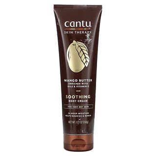 Cantu, Skin Therapy, успокаивающий крем для тела, для очень сухой кожи, масло манго, 240 г (8,5 унции)