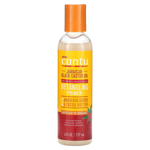 Cantu, 含牙買加黑蓖麻油和可可脂的理順底霜，6 液量盎司（177 毫升）