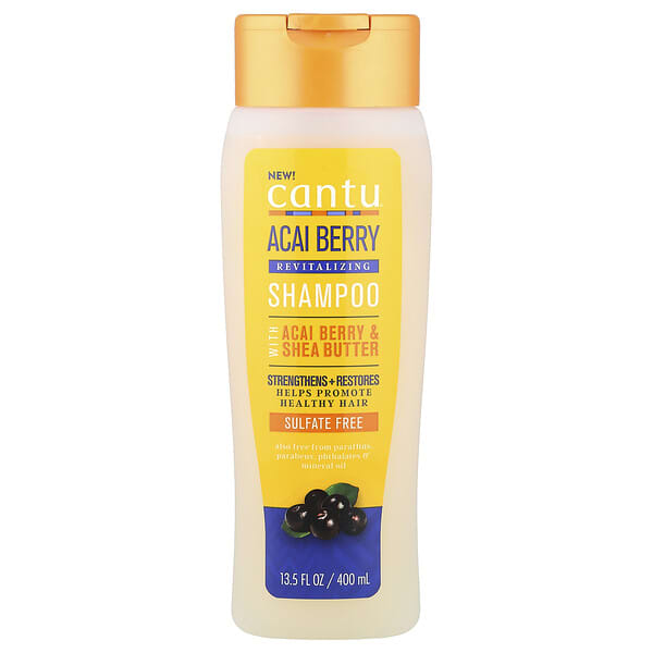 Cantu, 리바이탈라이징 샴푸, 아사이베리, 400ml(13.5fl oz)