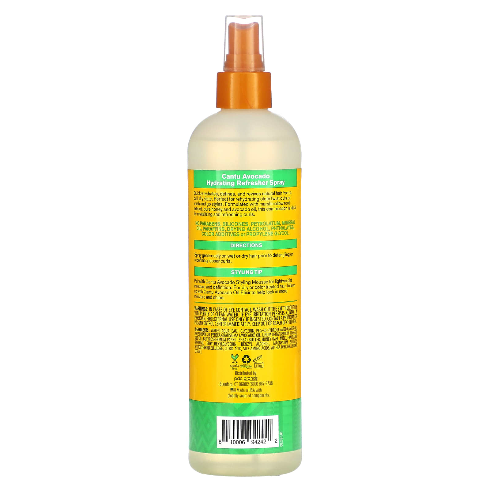 Cantu, Avocado Hydrating Refresher Spray, 12 fl oz (355 ml)