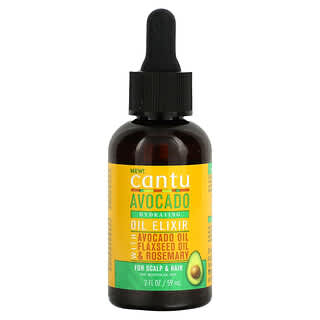 Cantu, Avocado Hair Oil Elixir, 2 fl oz (59 ml)
