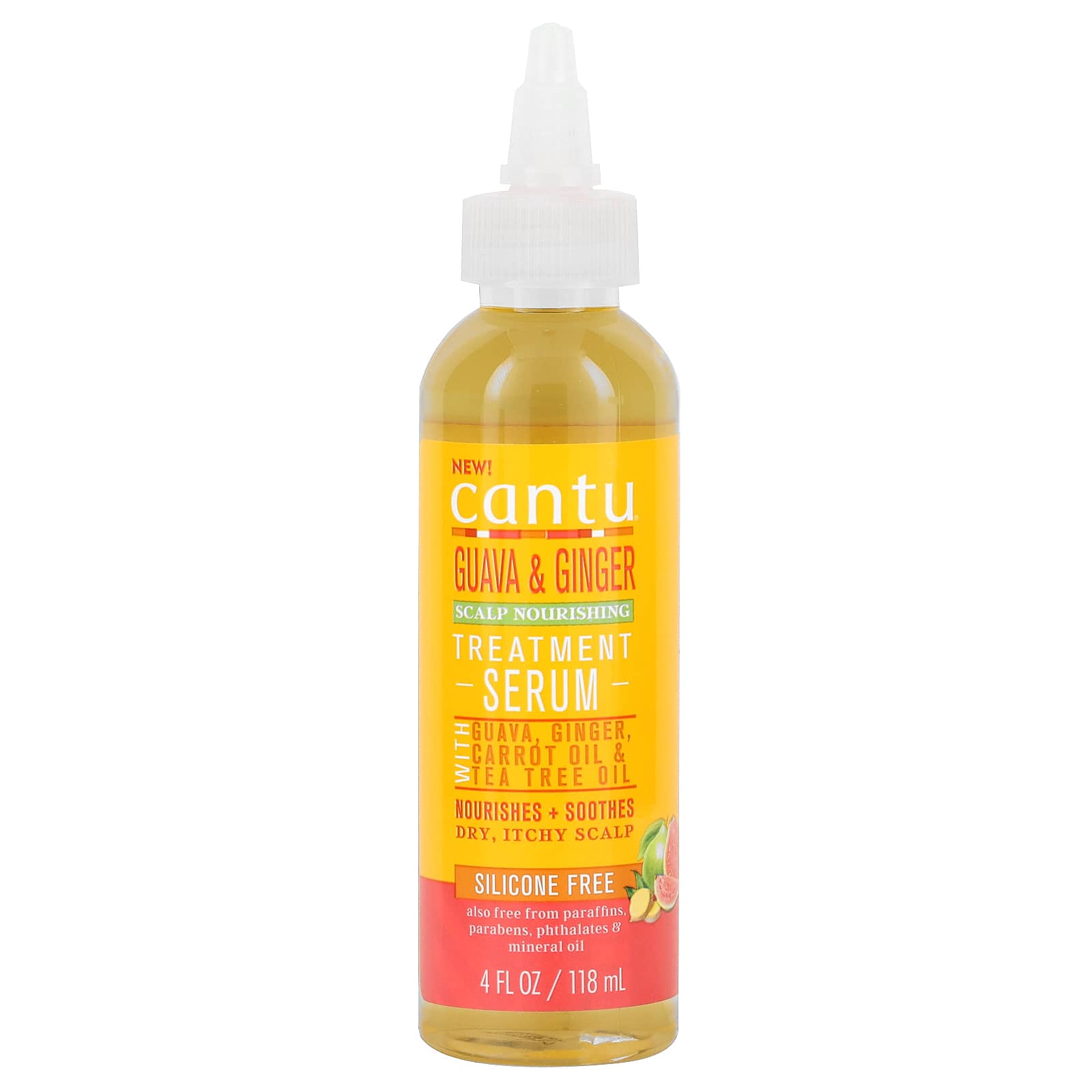 Cantu, Guava & Ginger, Scalp Nourishing Treatment Serum, 4 fl oz (118 ml)