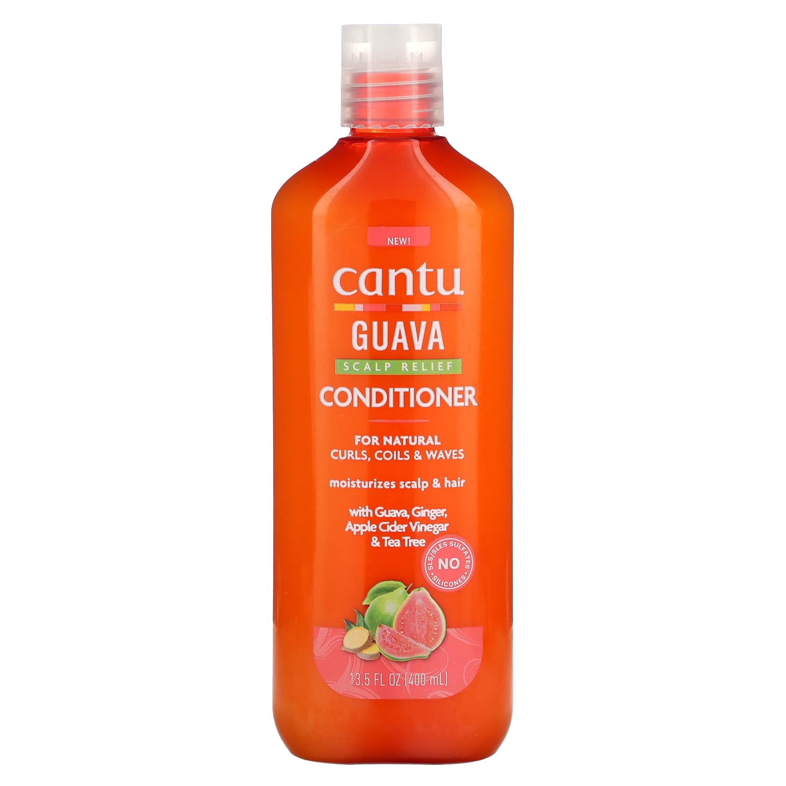 Cantu, Guava Scalp Relief Conditioner, For Natural Curls, Coils & Waves