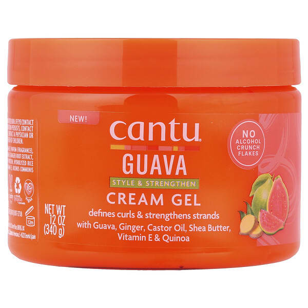 Cantu, 구아바 크림 젤, 스타일링 & 강화, 340g(12oz)