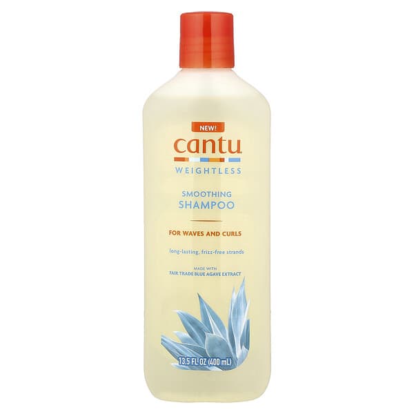 Cantu, Weightless, Smoothing Shampoo, For Waves and Curls, 13.5 fl oz (400 ml)