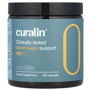 CuraLife, Curalin™ для підтримки рівня цукру в крові, 180 капсул