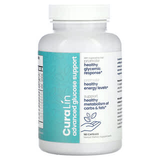 CuraLife, CuraLin Advanced Glucose Support, 180 Kapseln