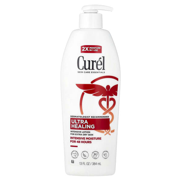 Curel, 울트라 힐링, 인텐시브 로션, 극건성 피부용, 384ml(13fl oz)