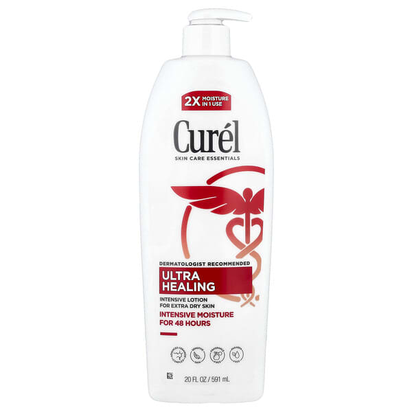 Curel, 울트라 힐링, 인텐시브 로션, 극건성 피부용, 591ml(20fl oz)