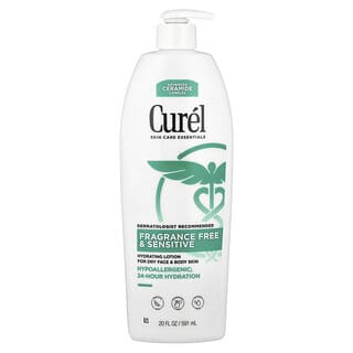 Curel, 무향, 건조하고 민감한 피부를 위한 컴포팅 로션, 20fl oz(591ml)