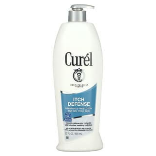 Curel, لوشن Itch Defense خالٍ من العطور لعلاج جفاف وحكة البشرة 20 أوقية سائلة (591 مليلترًا)