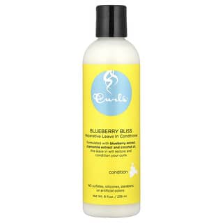 Curls, Acondicionador reparador sin enjuague, Encanto de arándano azul, 236 ml (8 oz. líq.)
