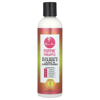 Curls, Poppin Pineapple, So So Smooth, Vitamin C Leave In Conditioner, 8 oz (236 ml)