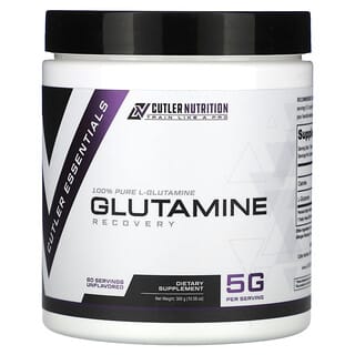 Cutler Nutrition, Glutamine, Non aromatisée, 300 g