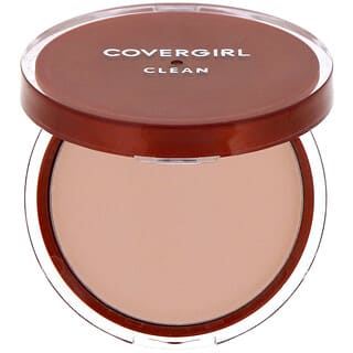 Covergirl, Clean, Fond de teint en poudre compacte, 120 Naturel crémeux, 11 g