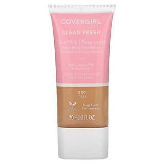 Covergirl, Clean Fresh, Skin Milk Nourishing Foundation, 580 Tan, 30 ml (1 fl oz )