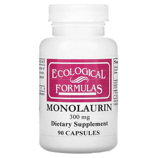 Ecological Formulas, Monolaurina, 300 mg, 90 cápsulas