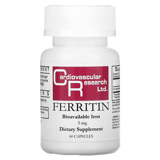 Cardiovascular Research, Ferritin, 5 mg, 60 Kapseln