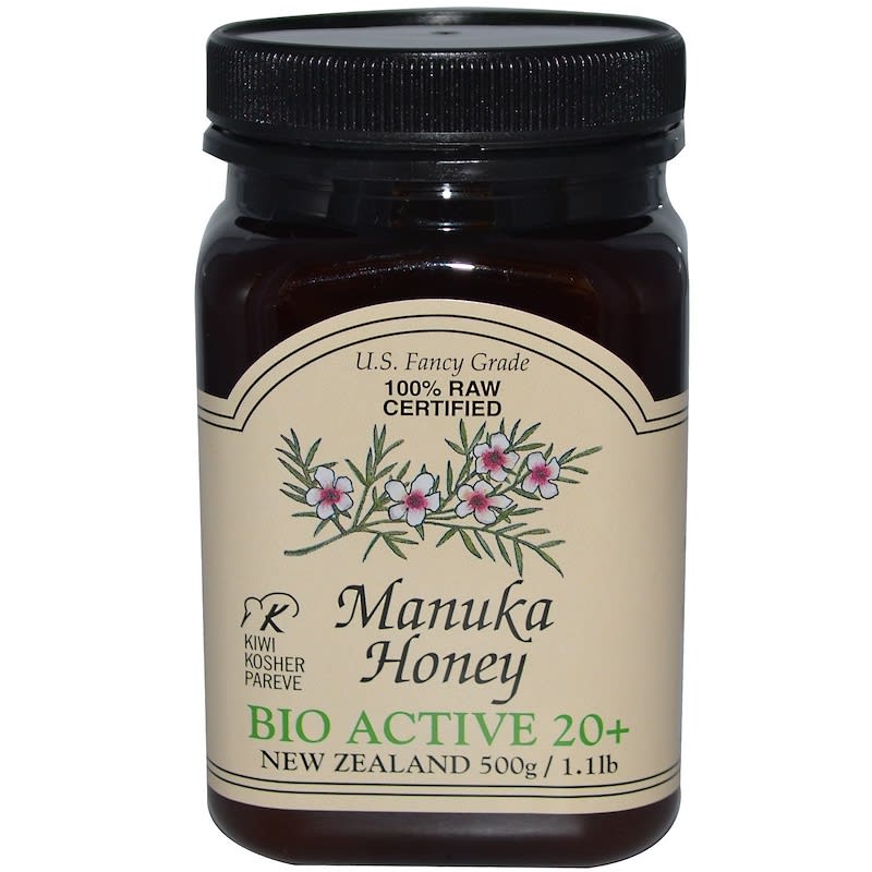 Miel de Manuka, Bio Activa 20+, 100% cruda, certificado, 1.1 lb