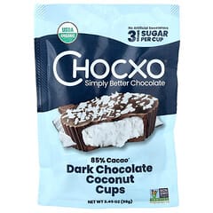 Organic Dark Chocolate Coconut Cups, 7 Cups, (0.5 oz (14 g) Each
