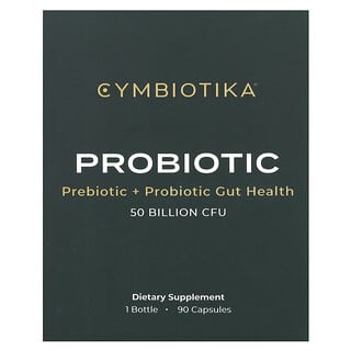 Cymbiotika, Пробиотик, 50 млрд КОЕ, 90 капсул