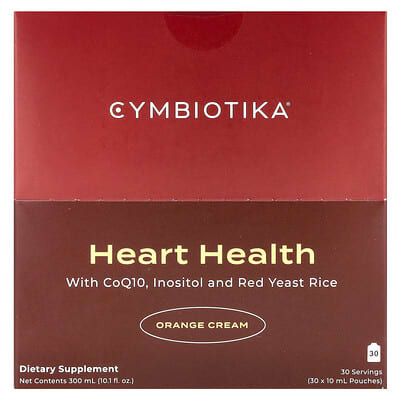 Cymbiotika, Heart Healthy, Orange Cream, 30 Bags, 0.3 fl oz (10 ml) Each