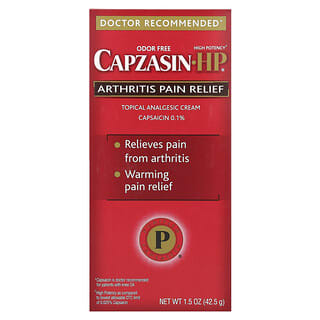 Capzasin, Soulagement des douleurs arthritiques, Sans odeur, 42,5 g