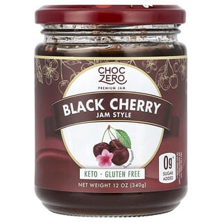 ChocZero, Black Cherry Marmelade Style, Schwarzkirschmarmelade, 340 g (12 oz.)
