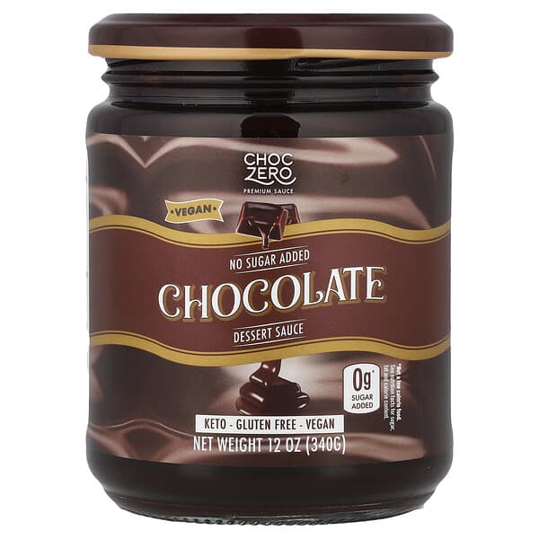 ChocZero, 디저트 소스, 초콜릿, 340g(12oz)