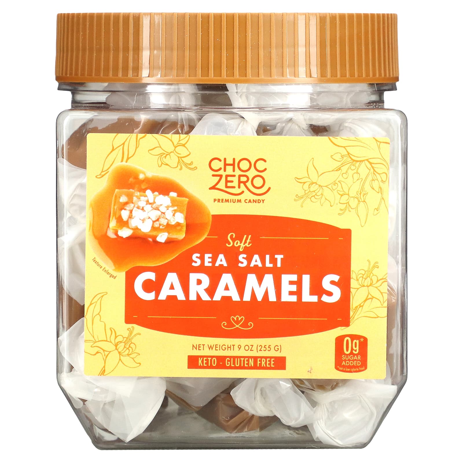 Choczero Soft Sea Salt Caramels 9 Oz 255 G