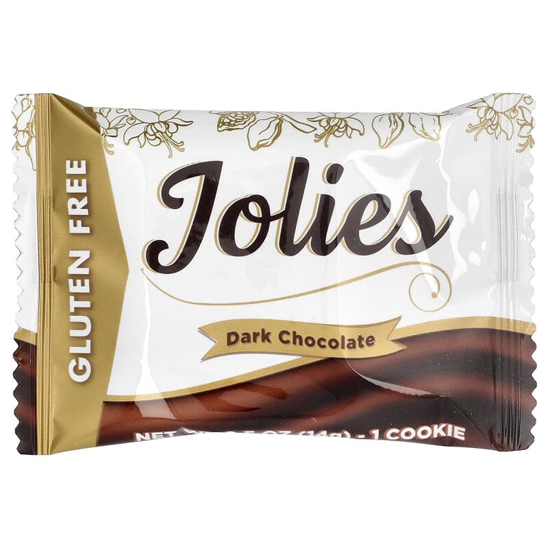 Cookies Premium, Jolie, Chocolate Amargo, 16 Pacotes, 14 g (0,5 oz