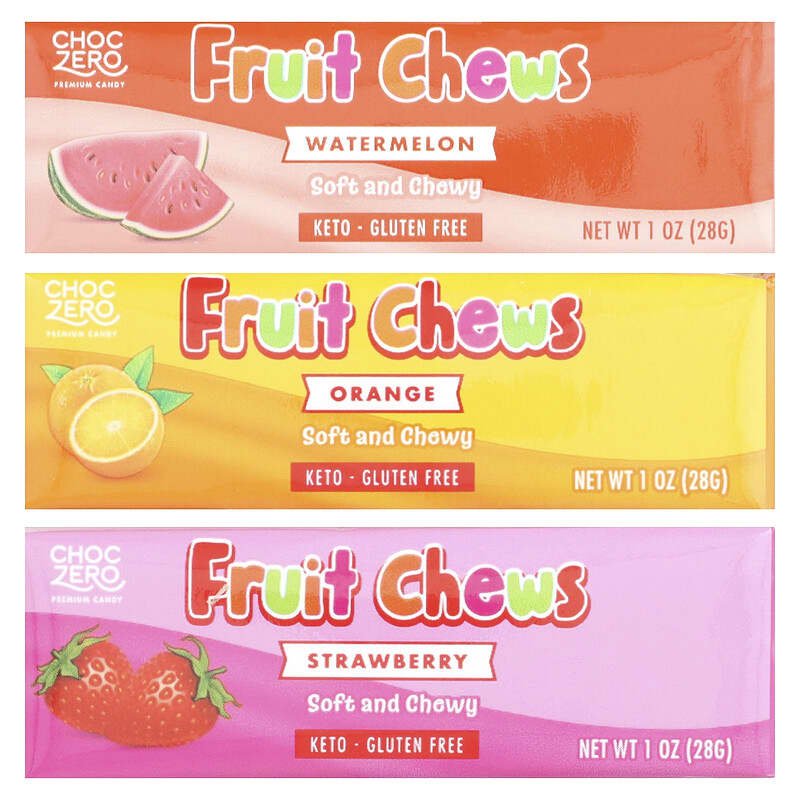 Fruit Chews, Variety, 64 Pieces, 8 oz (224 g)