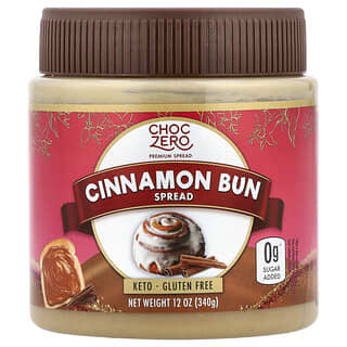 ChocZero, Cinnamon Bun Spread, 12 oz (340 g)