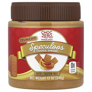 ChocZero, Speculoos Cookie Spread, Crunchy, 12 oz (340 g)