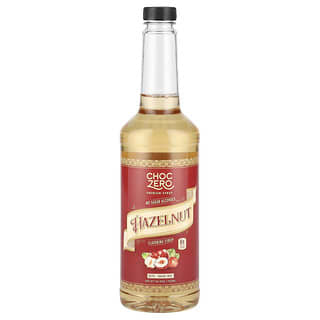 ChocZero, Flavoring Syrup, Hazelnut , 26.5 oz (750 ml)