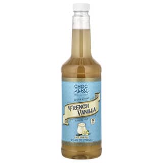 ChocZero, Premium Syrup, French Vanilla, Sugar Free, 25.4 fl oz (750 ml)