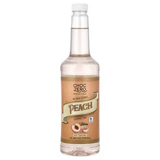 ChocZero, Premium Syrup, Peach, Sugar Free, 25.4 fl oz (750 ml)