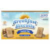 ChocZero, Premium Cookies, Breakfast Biscuits, Toasted Oat, 10 Packs (25 g Each)