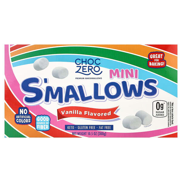 ChocZero, Minimalvaviscos, Vainilla, 300 g (10,5 oz)