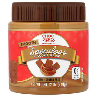 ChocZero, Премиальный спрей, Speculoos Cookie Spread, гладкая печенье, 340 г